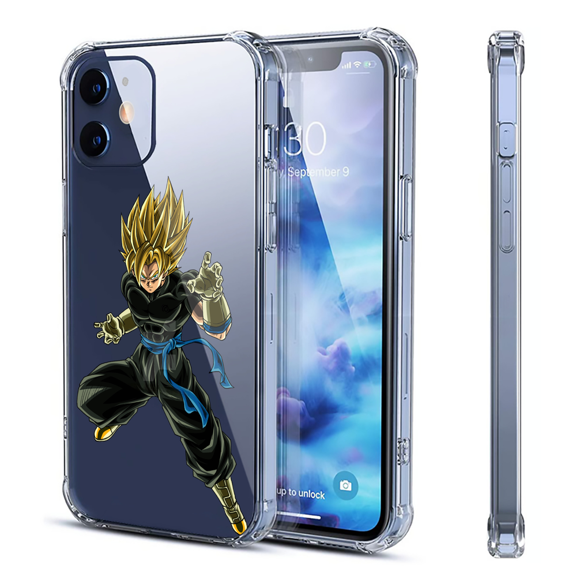 （画像用） ドラゴンボール ベジット DRAGON BALL Vegetto 【iPhone 12シリーズ対応】透明スマホケース（クリアソフトケース）